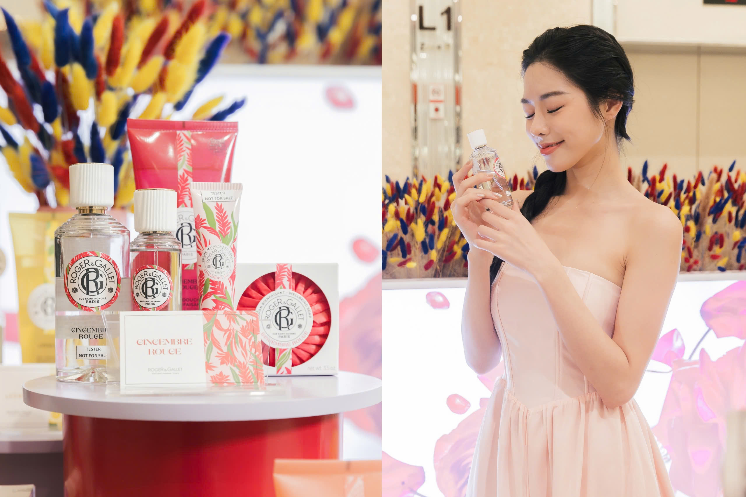 khách mời ghé thăm cửa hàng pop-up của Roger&Gallet tại Takashimaya