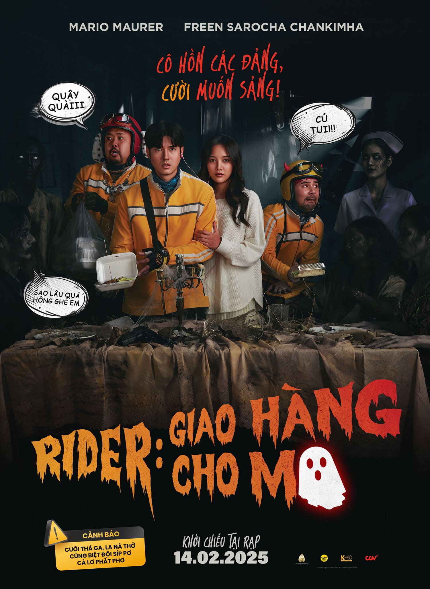 Poster phim "Rider: Giao Hàng Cho Ma"