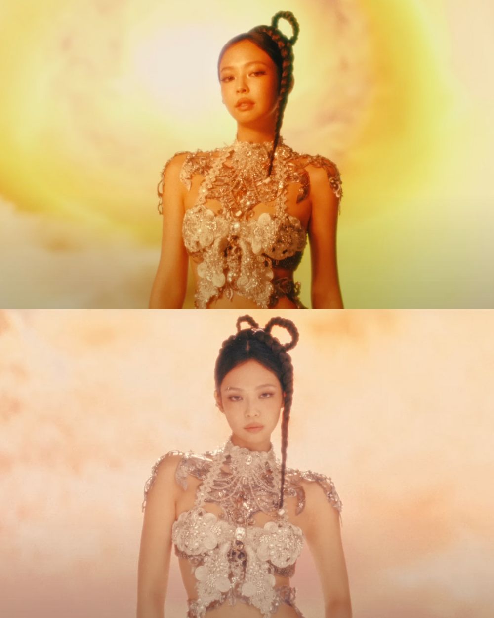 jennie trong tạo hình của MV Zen