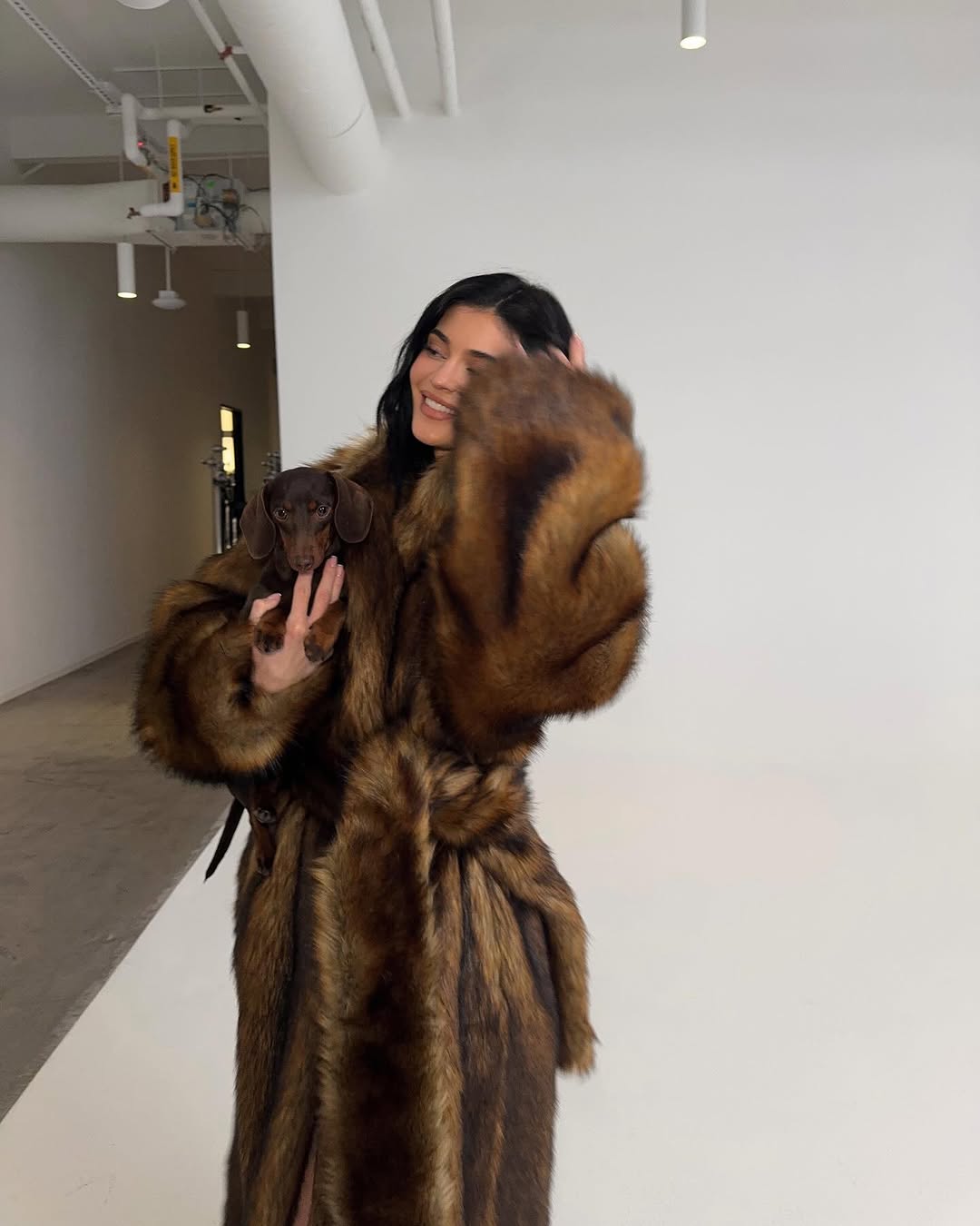 kylie jenner áo lông