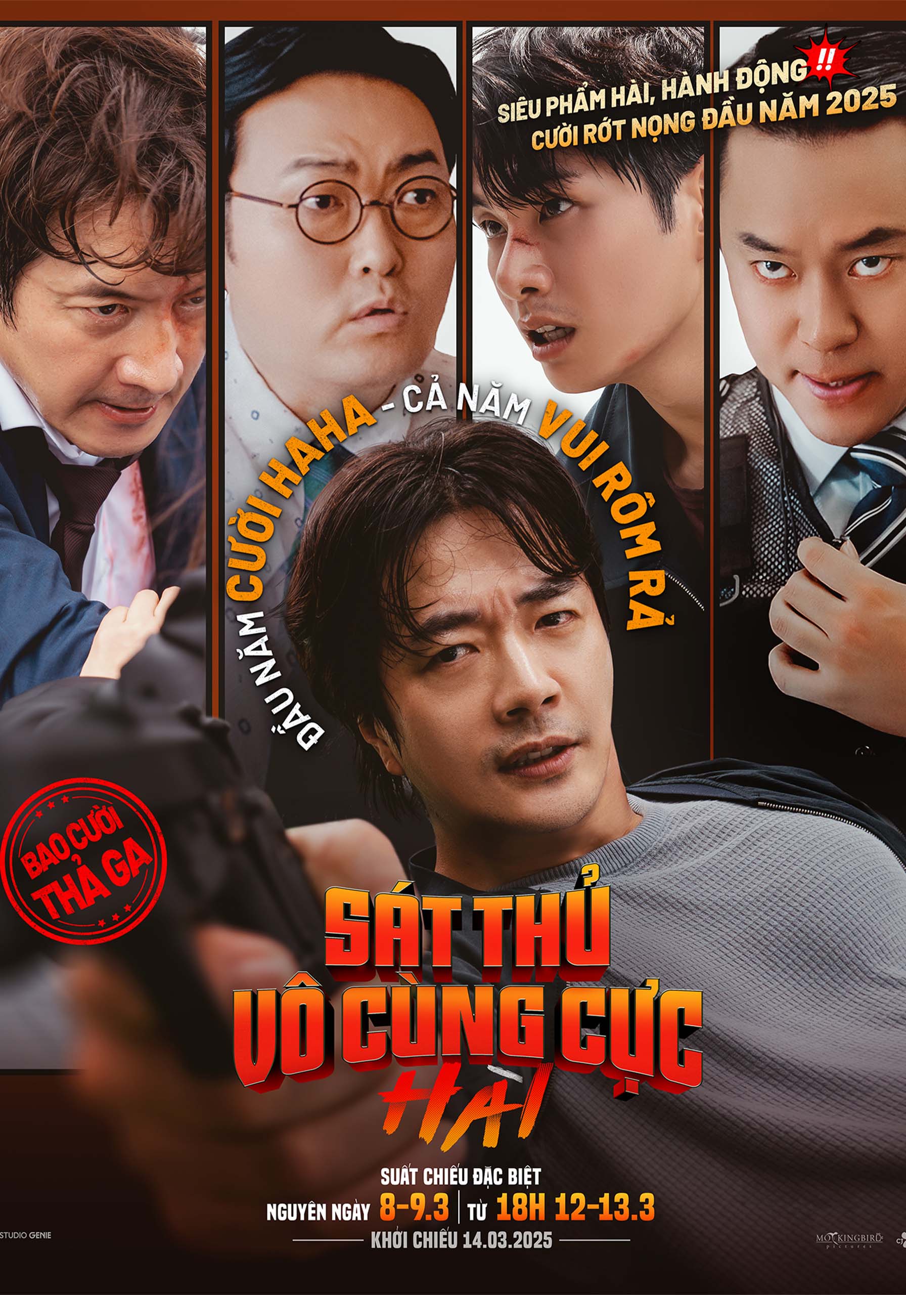 Dàn diễn viên Bỗng Dưng Trúng Số (645) xuất hiện trong Sát Thủ Vô Cùng Cực Hài cùng Kwon Sang Woo