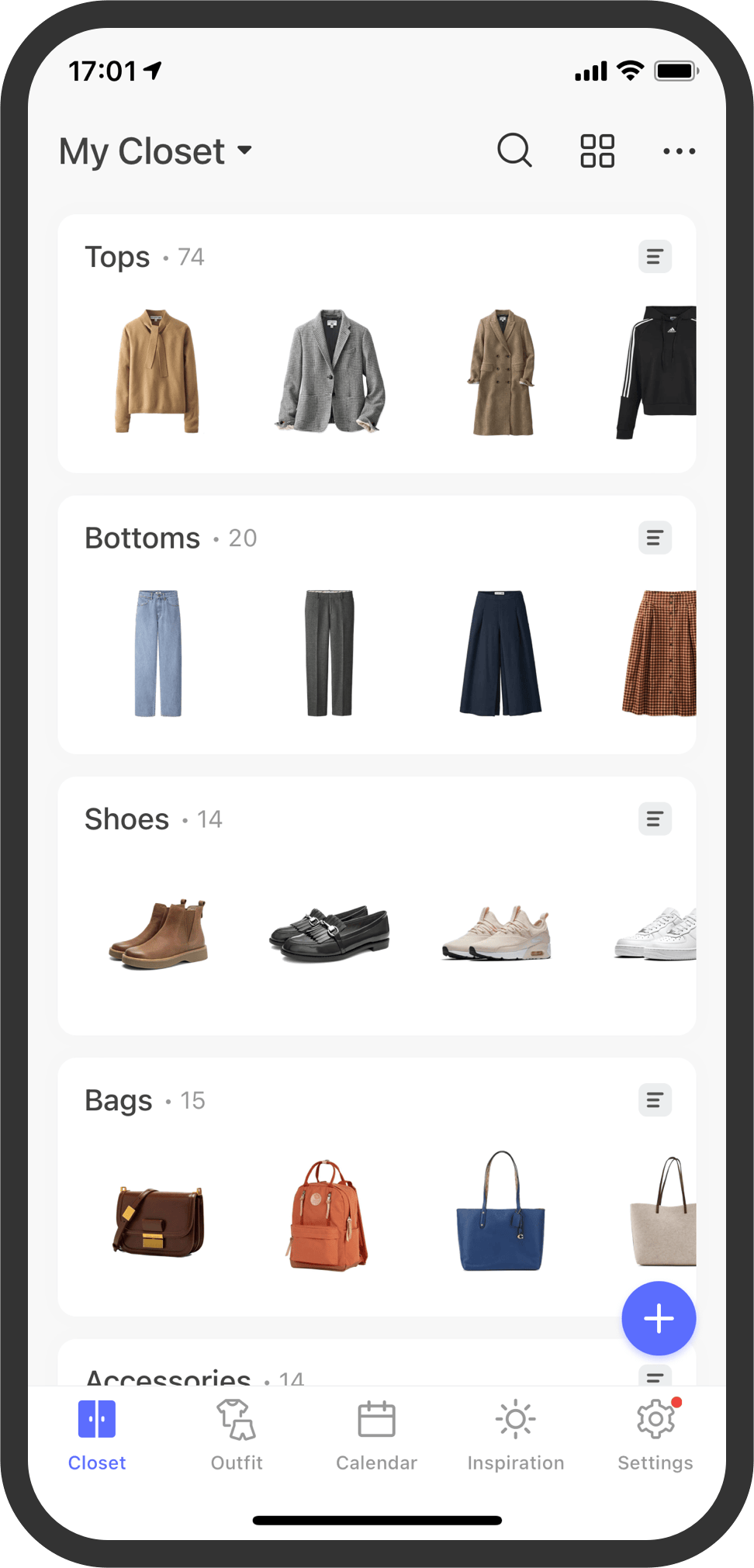 app phối đồ simple closet