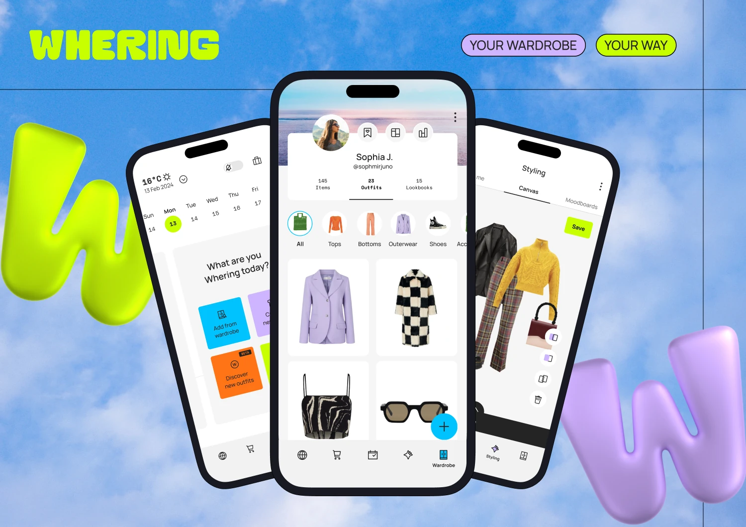 app phối đồ Whering