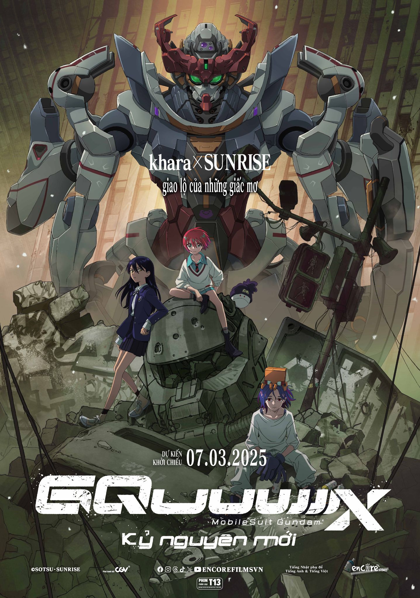 Poster phim Mobile Suit Gundam GQuuuuuuX -Kỷ Nguyên Mới-