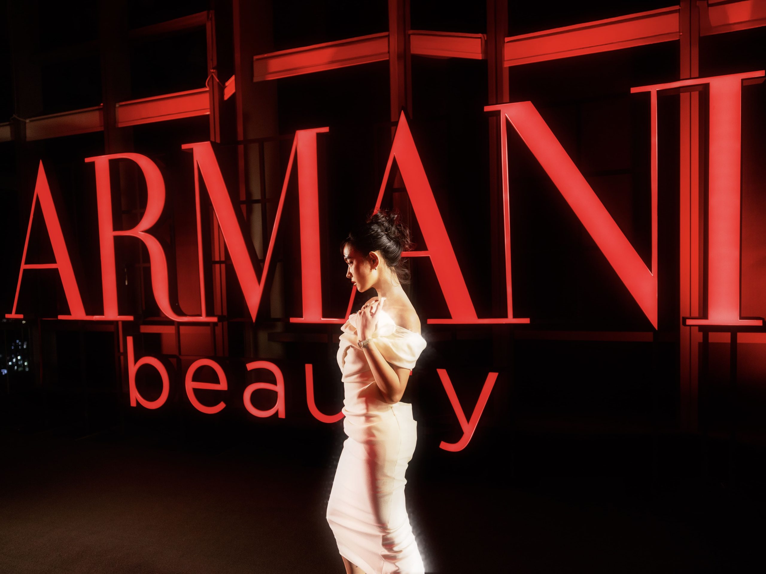 Châu Bùi tại tại tiệc ra mắt Armani Beauty