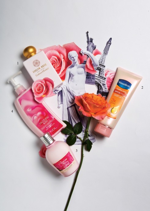 1. Sữa dưỡng toàn thân Evelyn Rose CRABTREE & EVELYN 890.000 VNĐ 2. Serum dưỡng thể VASELINE 3. Sữa dưỡng thể L'OCCITANE 730.000 VNĐ 4. Tinh chất dưỡng thể VDL 459.000 VNĐ