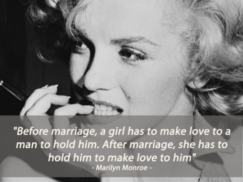 Câu nói hay về tình yêu của Marilyn Monroe