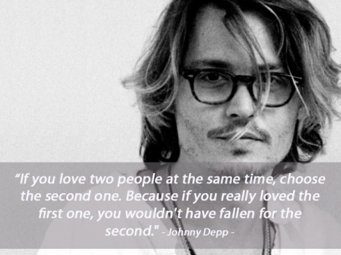 Câu nói hay về tình yêu của Johnny Depp
