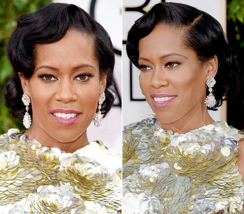 Regina King trẻ trung với kiểu tóc Finger wave - sóng ngón tay