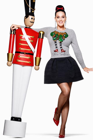 Katy Perry quảng cáo Giáng sinh cho H&M