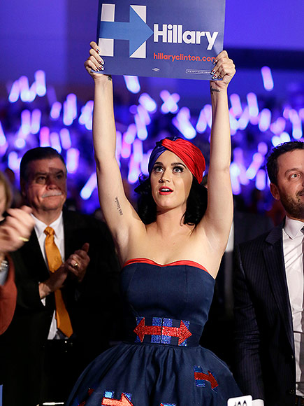 Katy Perry ủng hộ Hillary Clinton