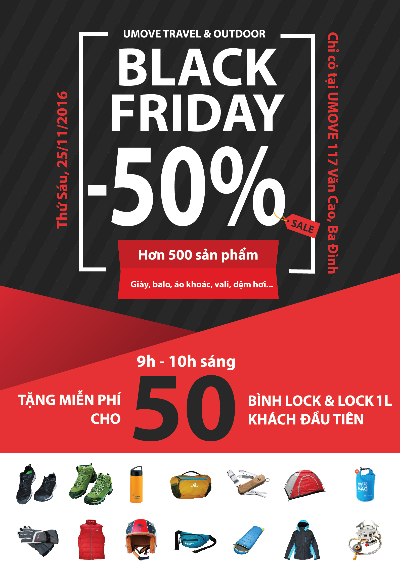 Ngày hội giảm giá đặc biệt Black Friday 2016