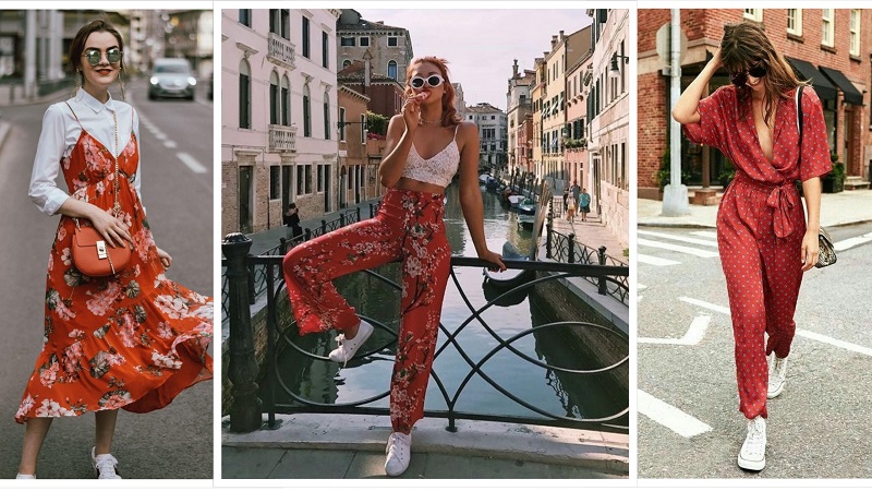 Bí quyết mặc đẹp chuẩn fashionista với họa tiết hoa lá mùa hè