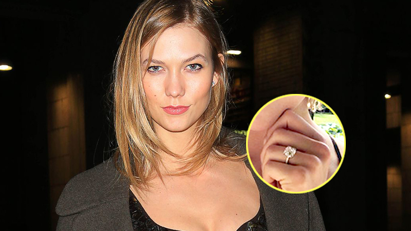 Nhẫn đính hôn của cô dâu tương lai Karlie Kloss 