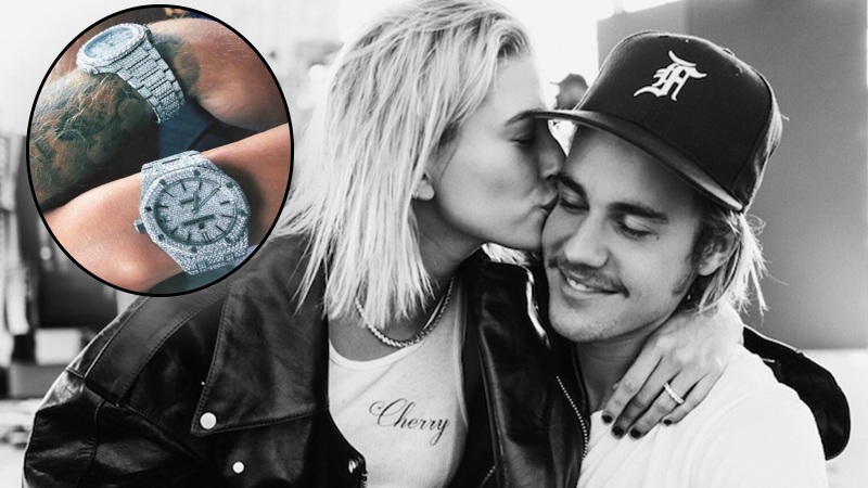 Justin Bieber dành tặng hôn thê Hailey Baldwin đồng hồ kim cương 140 nghìn đô la Mỹ