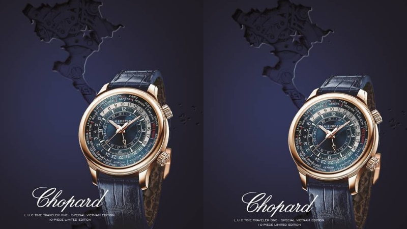 Chopard ra mắt bộ sưu tập đồng hồ giới hạn L.U.C Time Traveler One Phiên bản Việt Nam