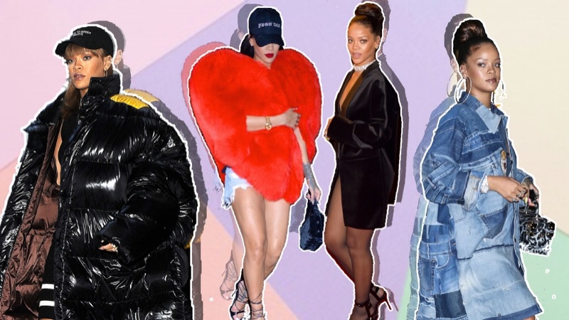 Học cô nàng sành điệu Rihanna cách diện áo khoác oversize đầy cá tính