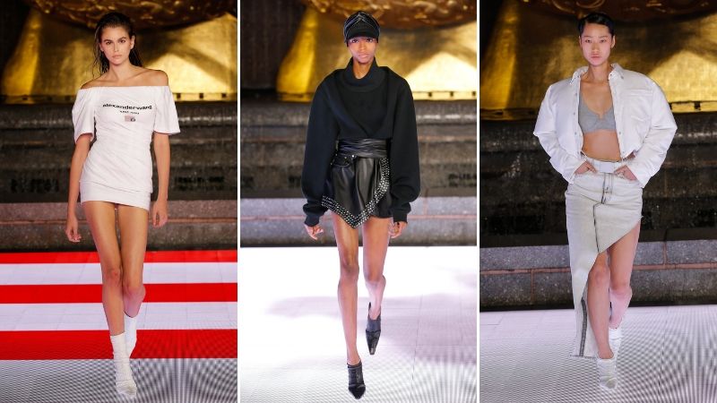 Người mẫu diện thiết kế BST Alexander Wang Spring 2020