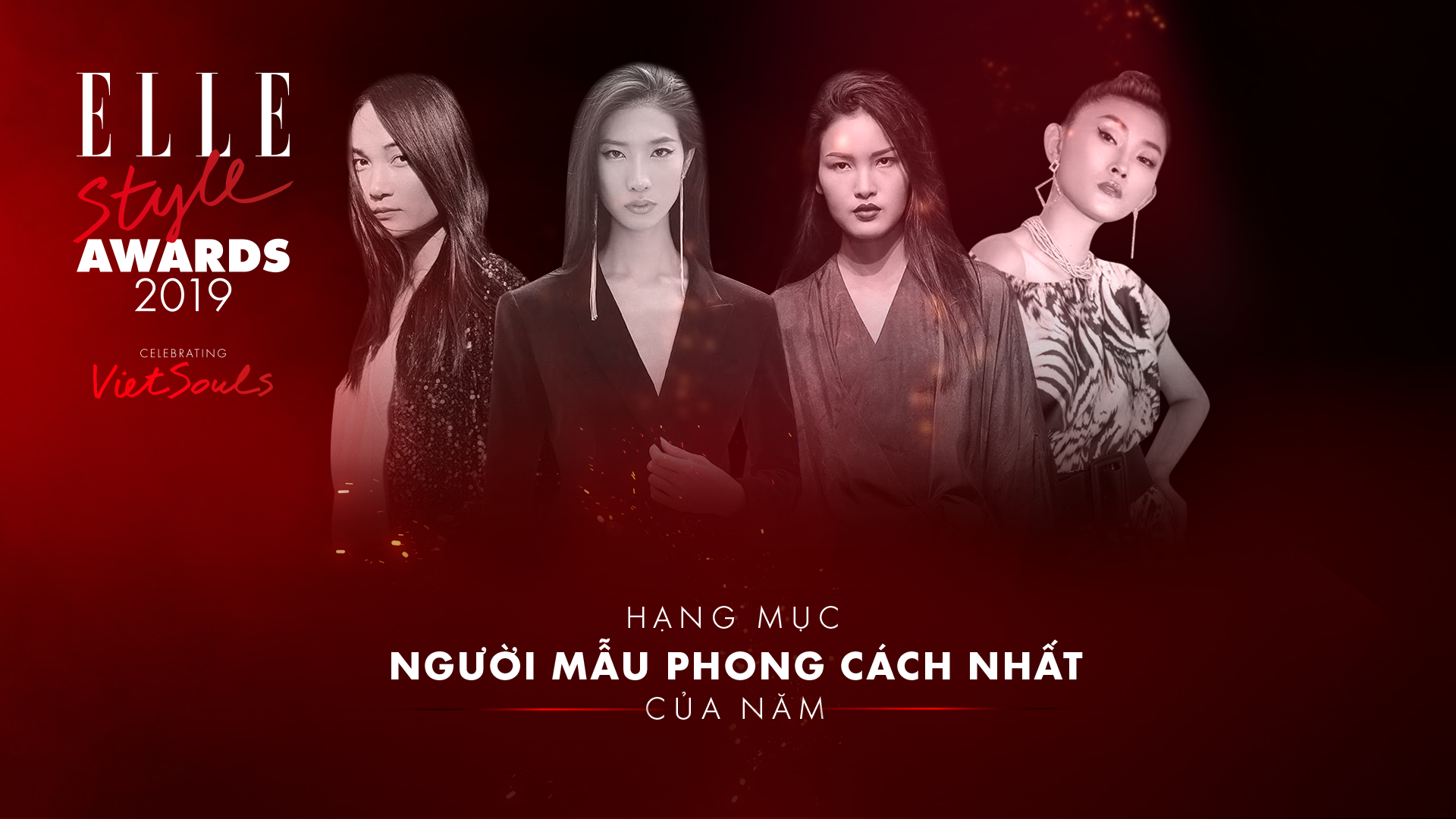 hình ảnh những người mẫu phong cách nhất ELLE Style Awards 2019