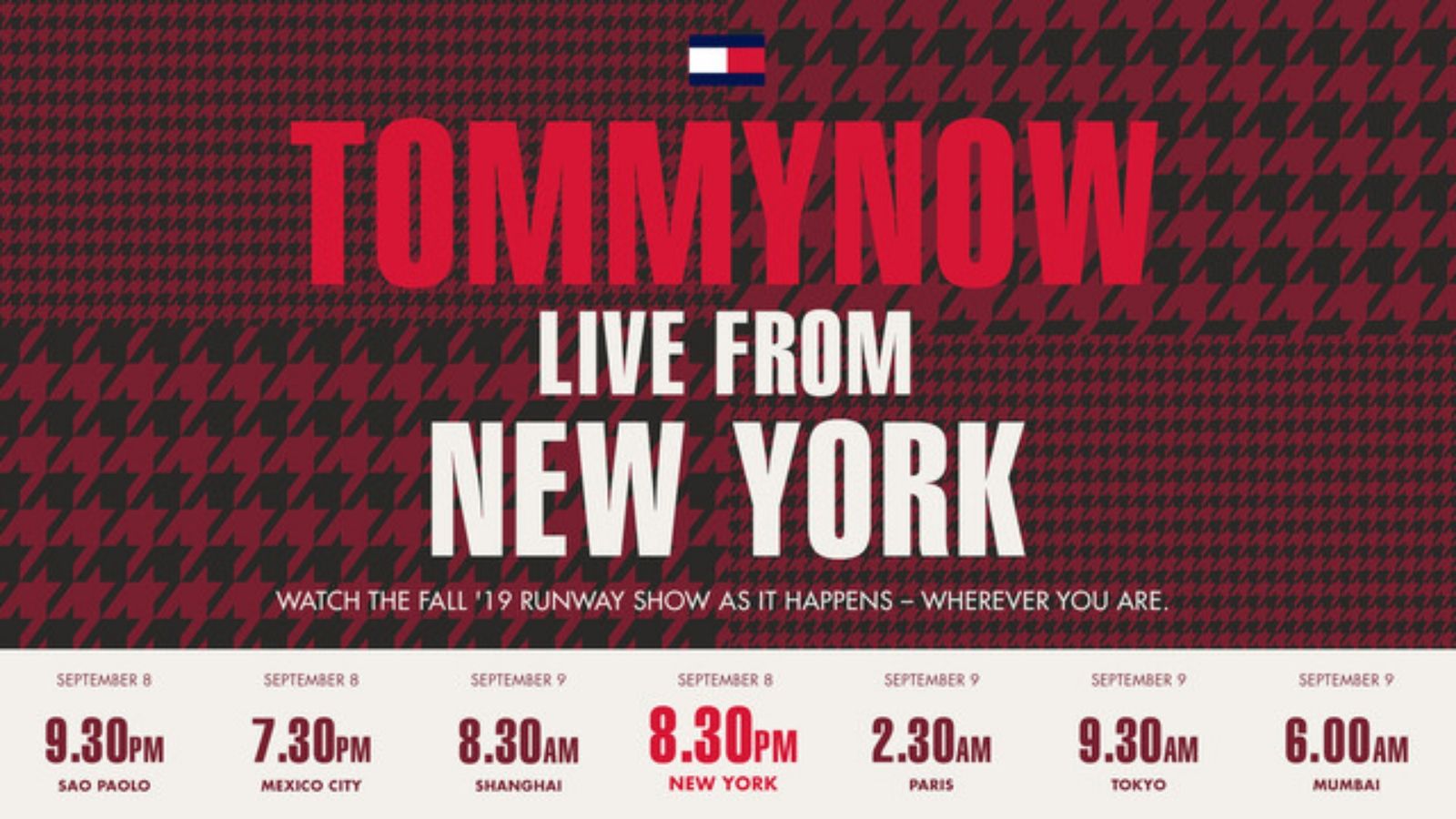 livestream tommy now show new york