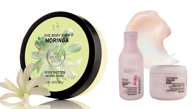 ELLE Club dưỡng thể dầu gội dầu hấp L'Oreal The Body Shop