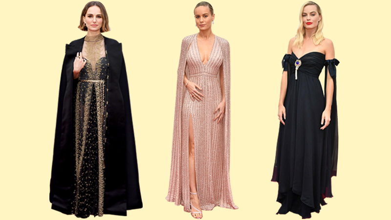 thảm đỏ oscar 2020 natalie portman brie larson marrgot robbie