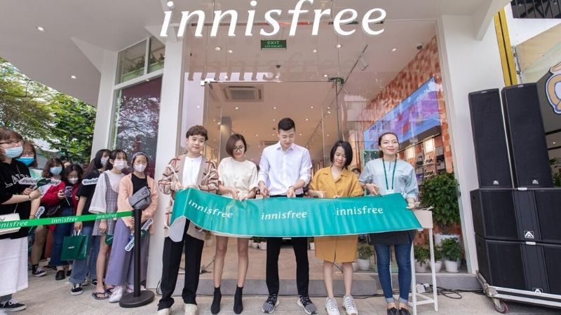 Buổi khai trương cửa hàng innisfree tại Đà Nẵng.