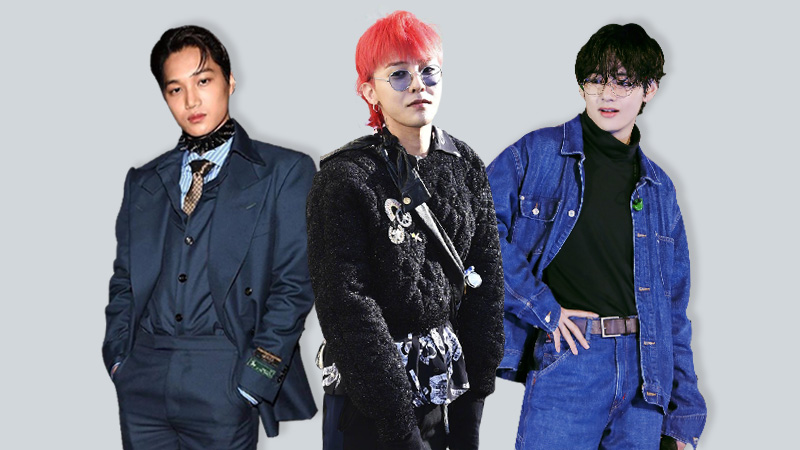 Thời trang sao Hàn của G-Dragon, BTS V và EXO Kai