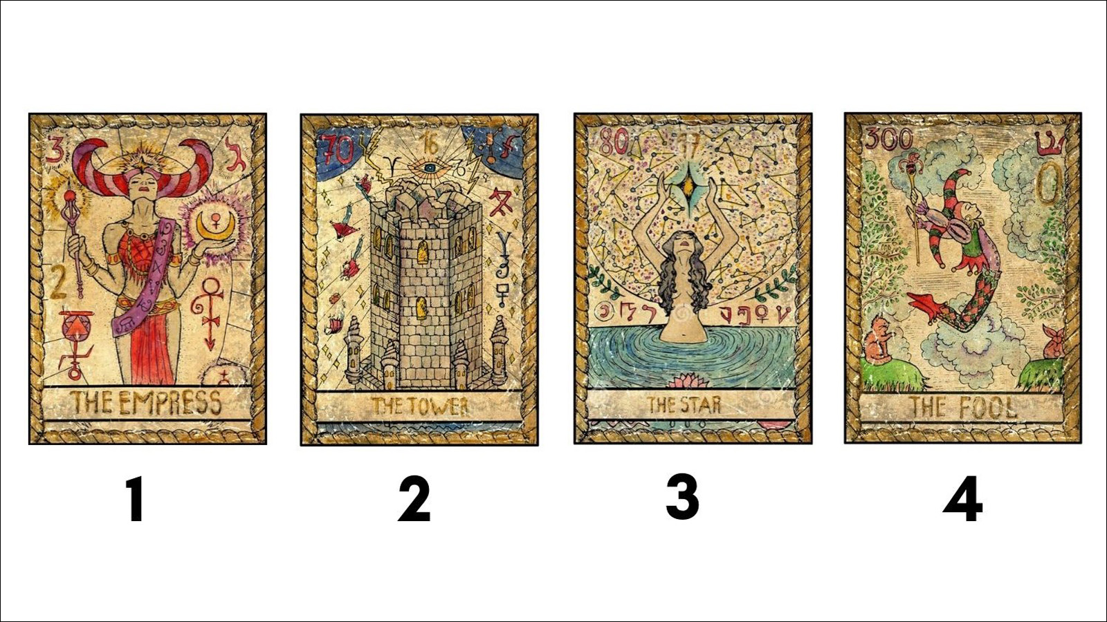 trắc nghiệm lá bài tarot