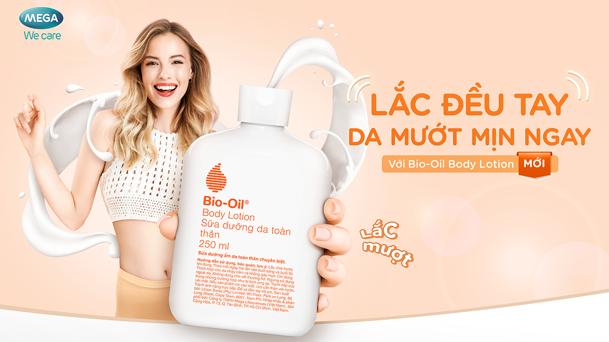 Bio Oil Body Lotion - sản phẩm dưỡng thể mang hiệu quả và ưu thế vượt trội