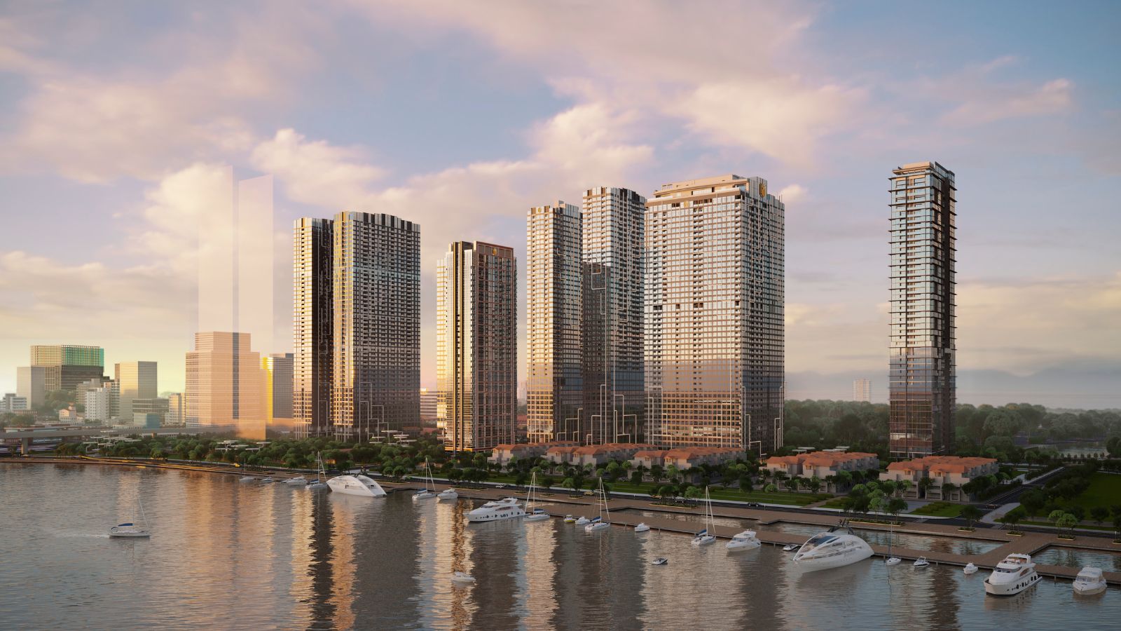 các tòa nhà tại grand marina saigon