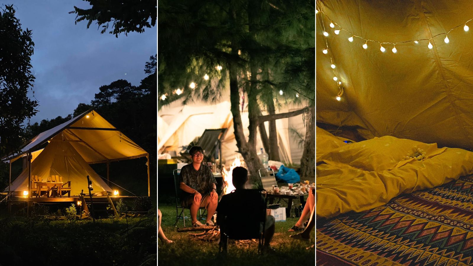 địa điểm glamping nổi bật cho kỳ nghỉ lễ