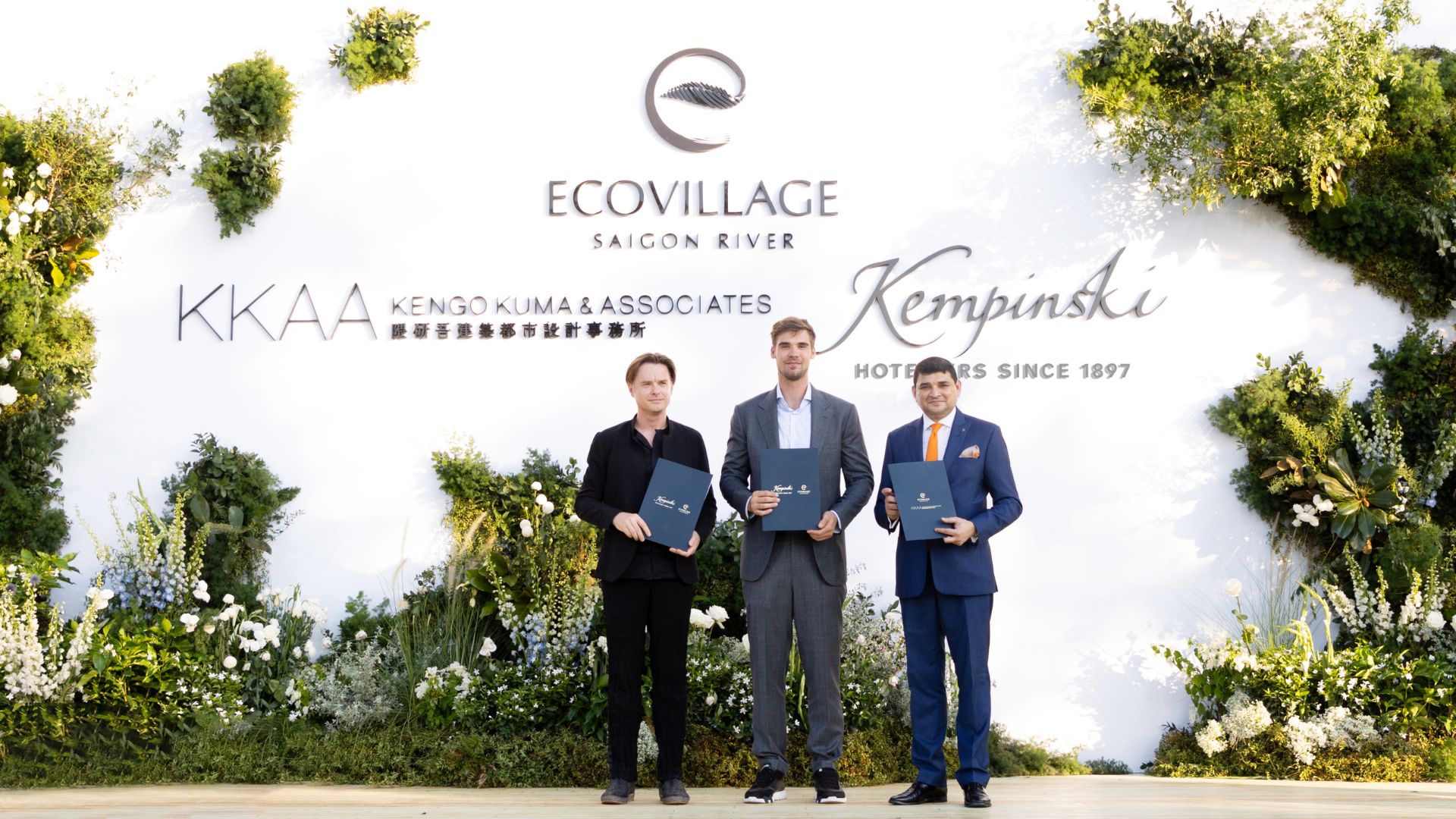 lễ ký kết giữa ecopark và thương hiệu khách sạn kempinski