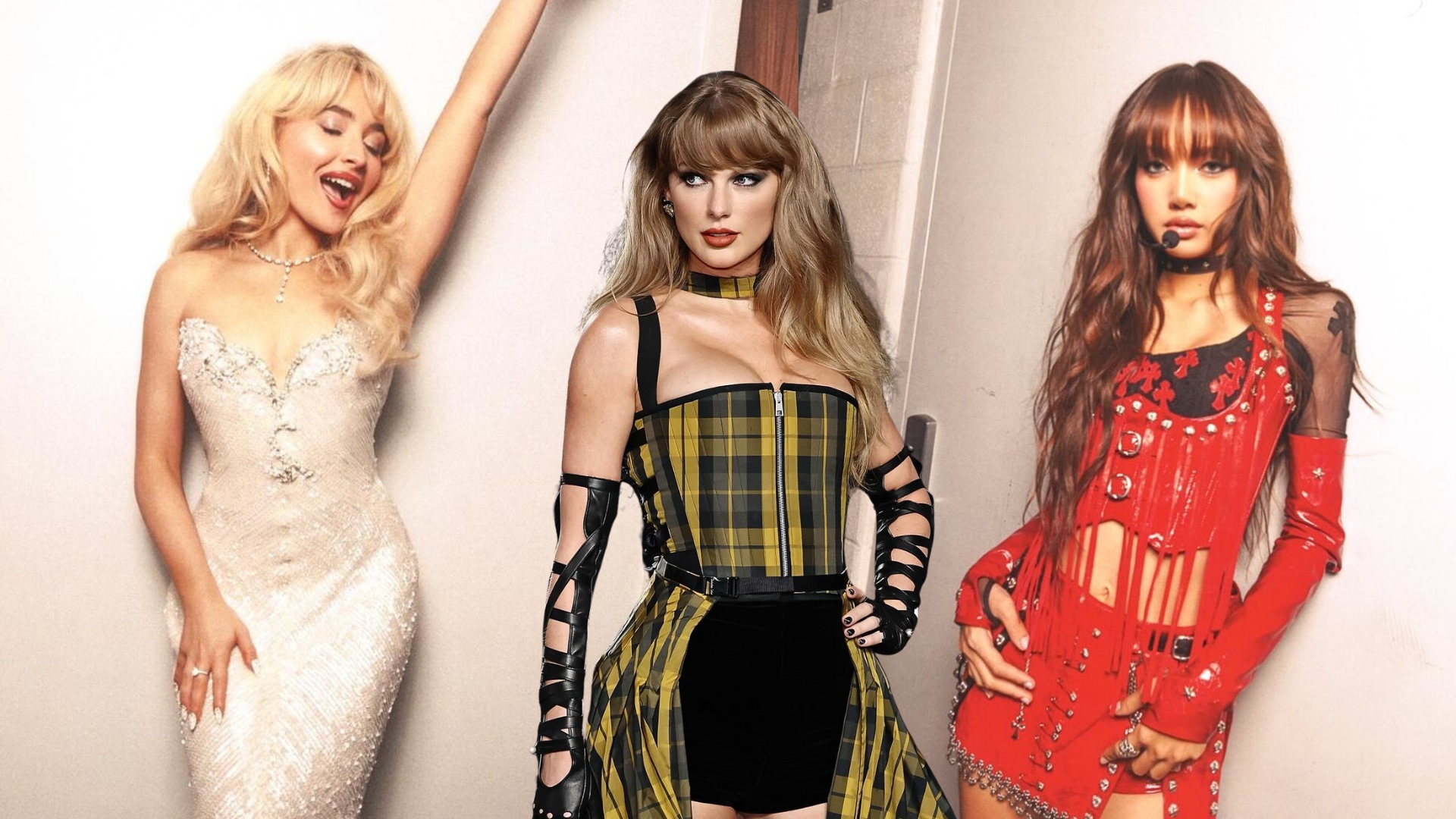 Sabrina Carpenter, Taylor Swift và Lisa với các phong cách làm đẹp độc đáo tại sự kiện VMAs 2024