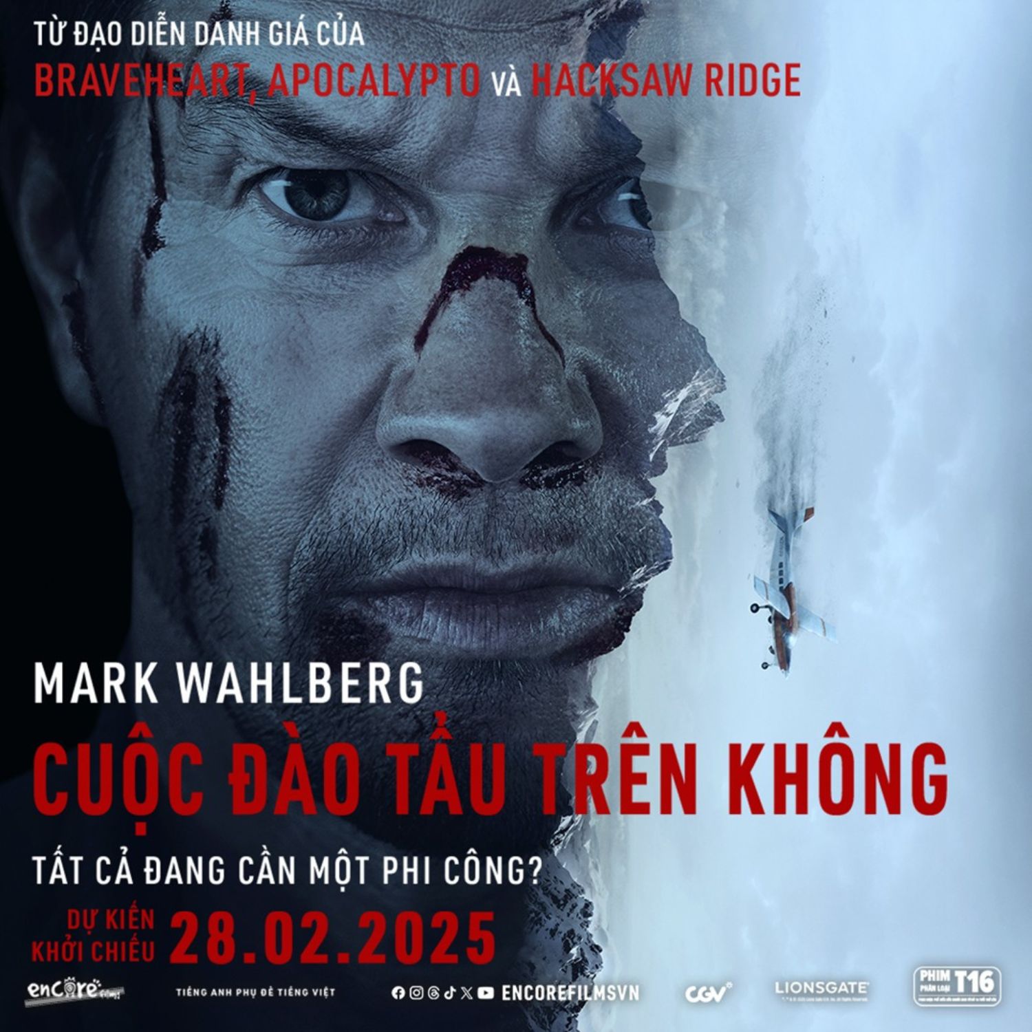 Mark Wahlberg tái xuất với cuộc đào tẩu trên không