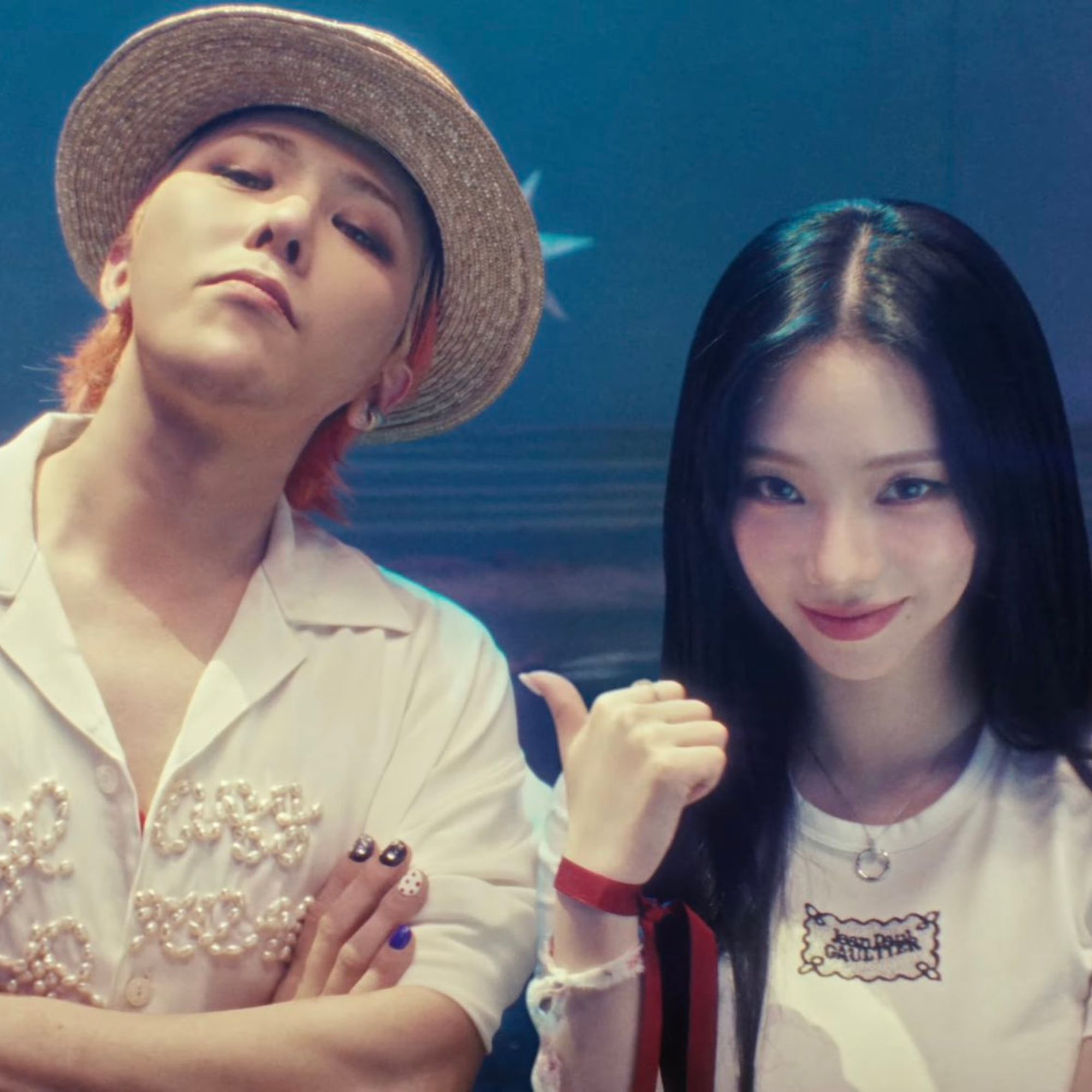 g-dragon và karrina trong MV too bad