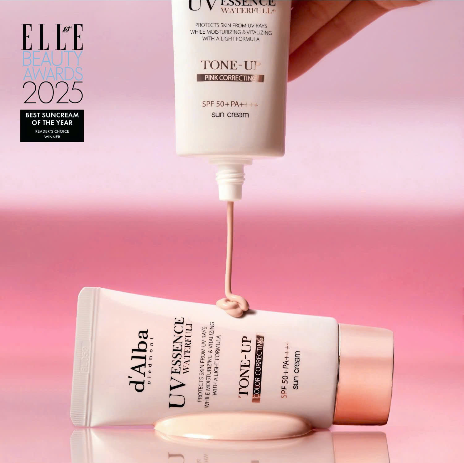 Kem chống nắng d’Alba UV Essence Waterfull Tone-Up Sun Cream