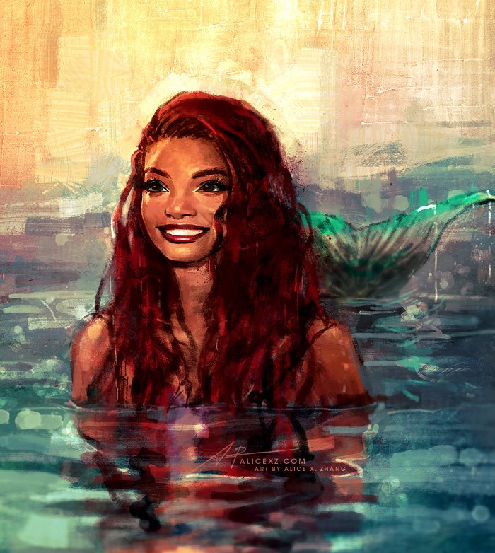 fanart halle bailey 02