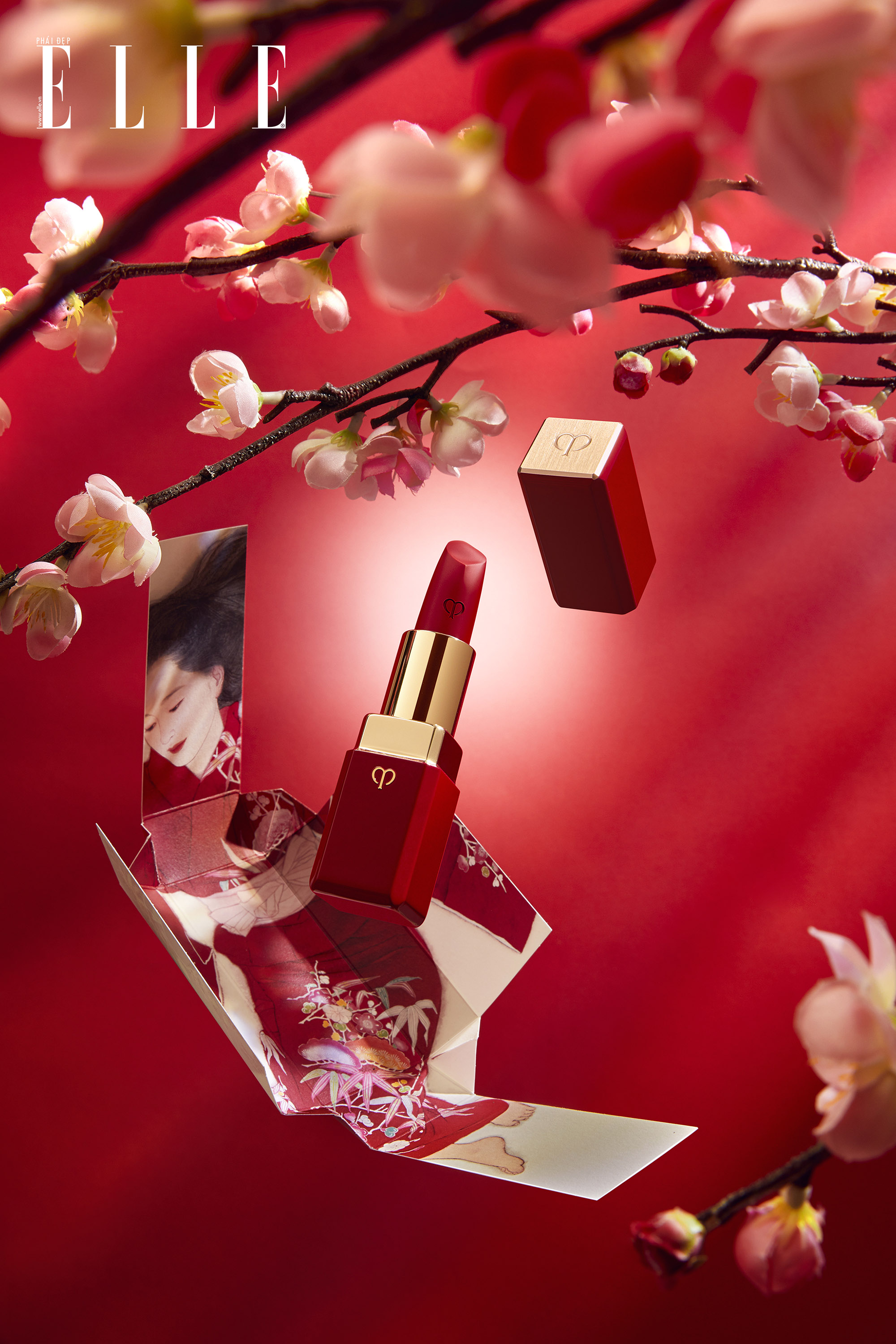 Cle de Peau beaute son môi đỏ lì