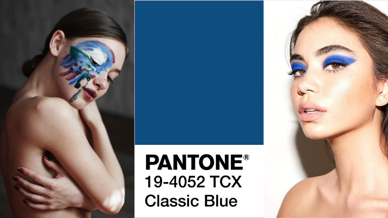 Classic Blue Makeup Trend Elle 9122