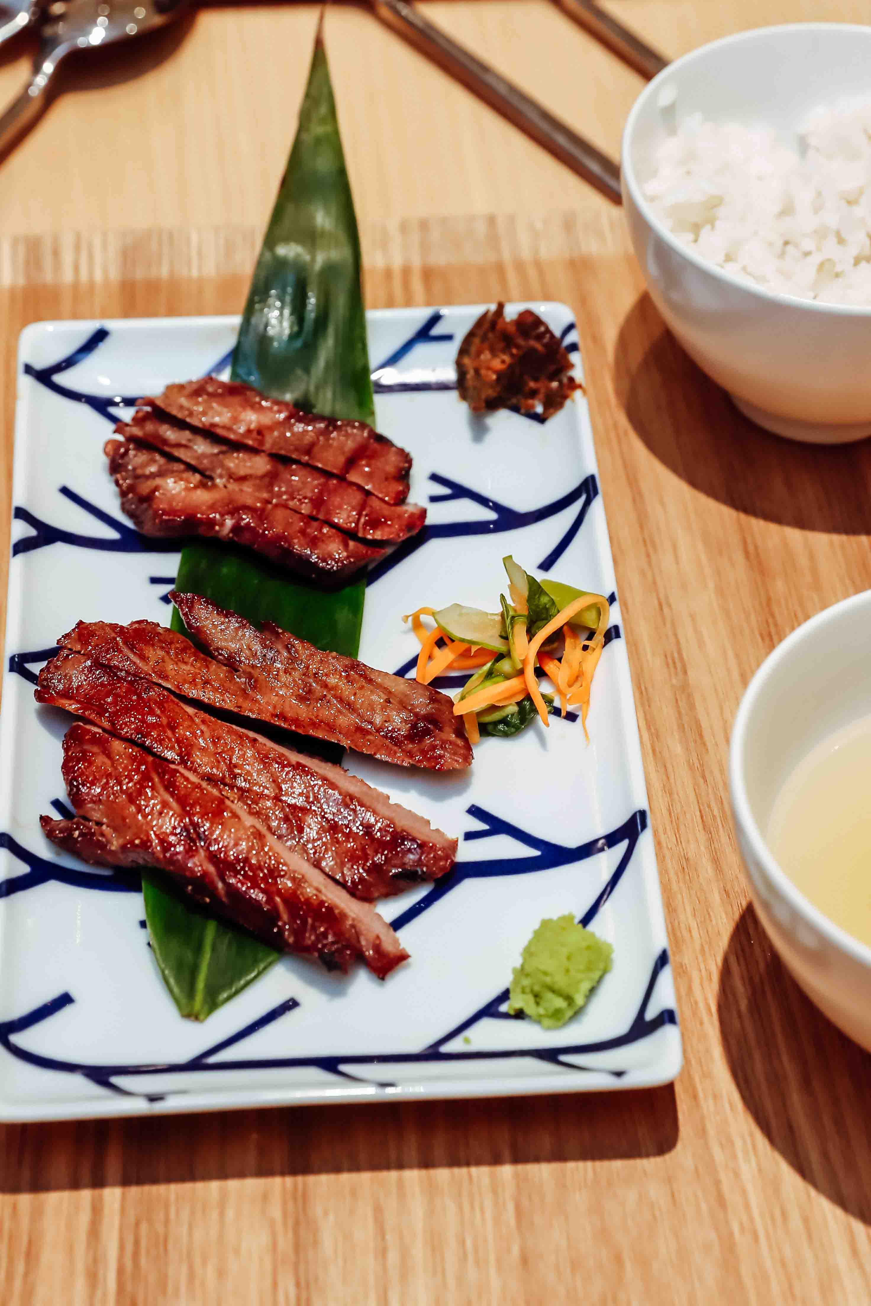 gyutan steak tại date nariya