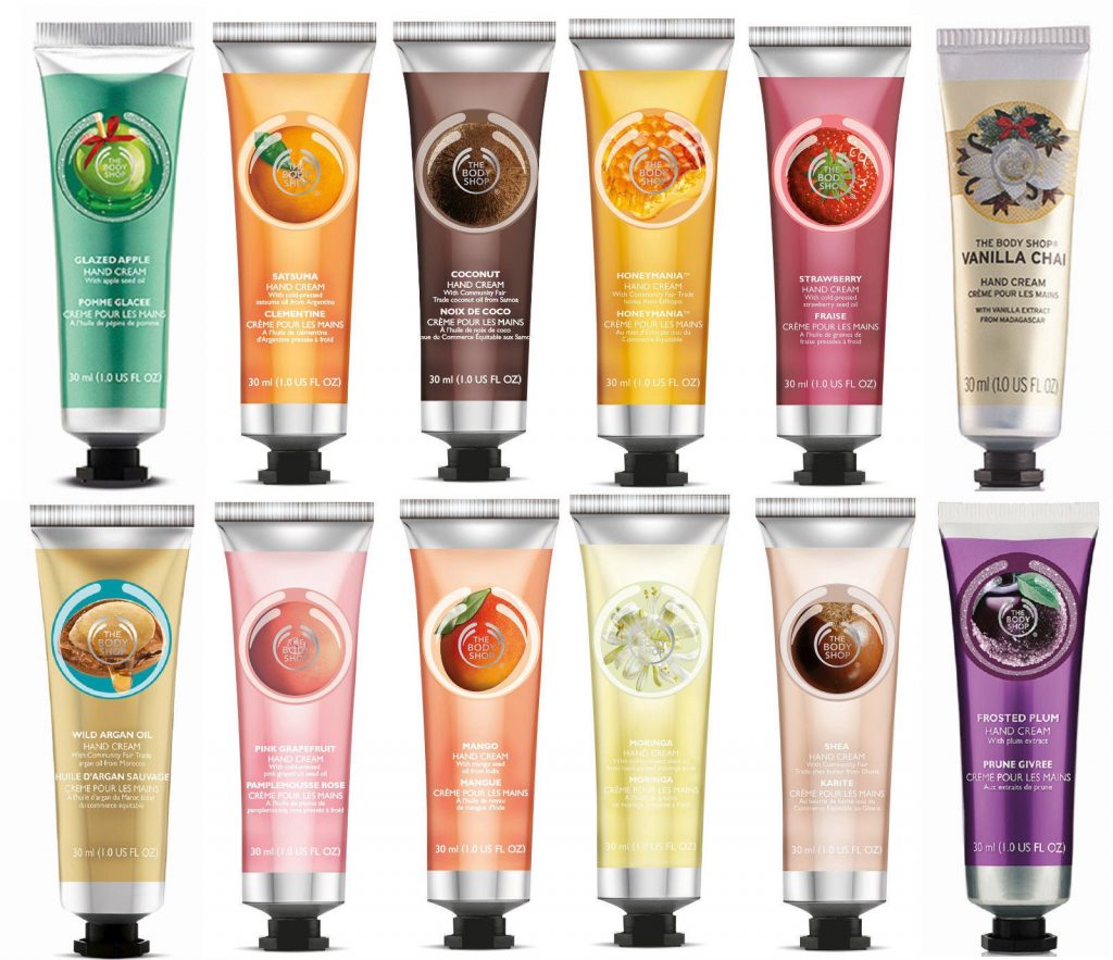 kem dưỡng da tay the body shop