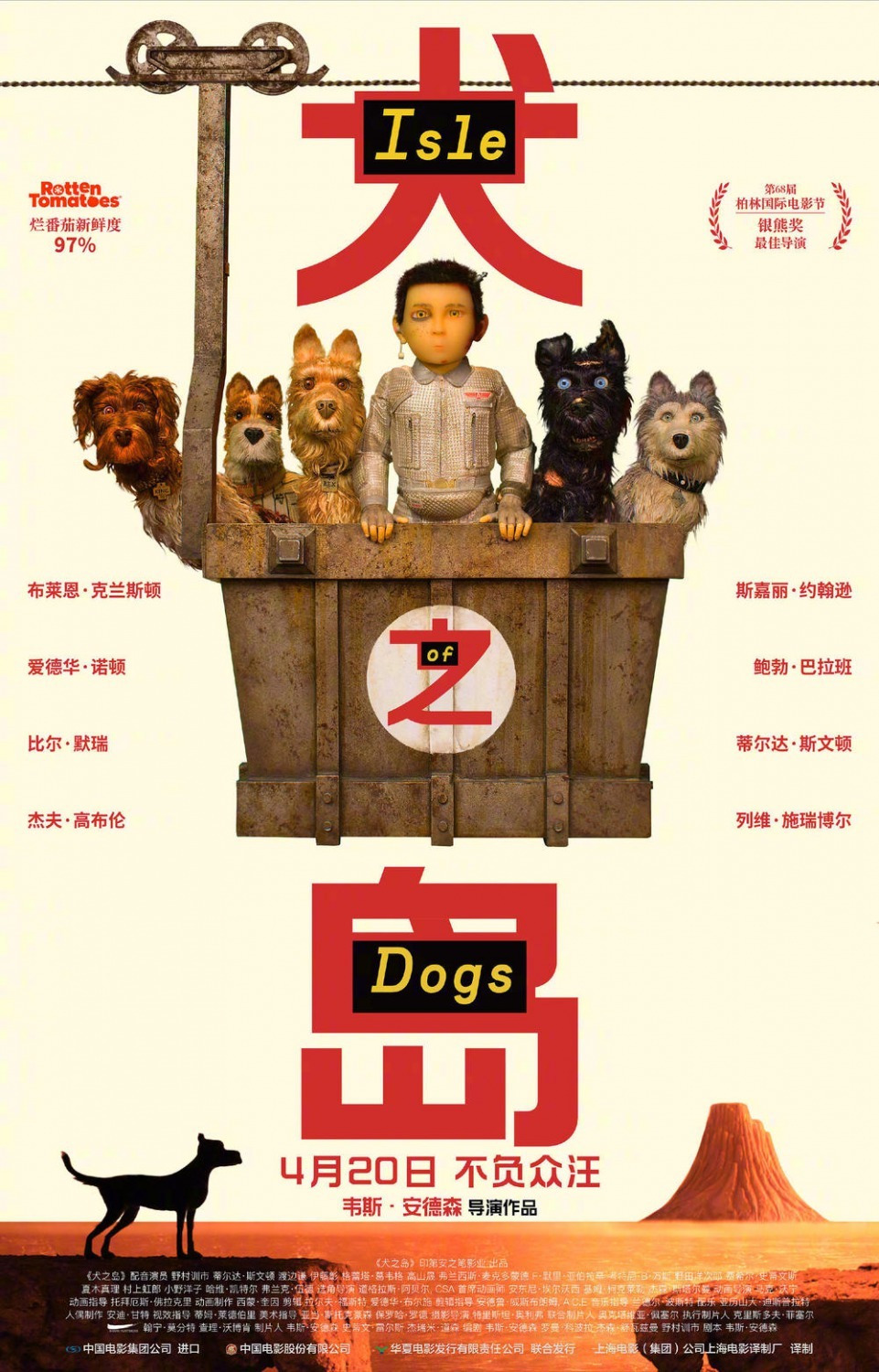 Isle of Dogs phim hoạt hình về những chú chó 