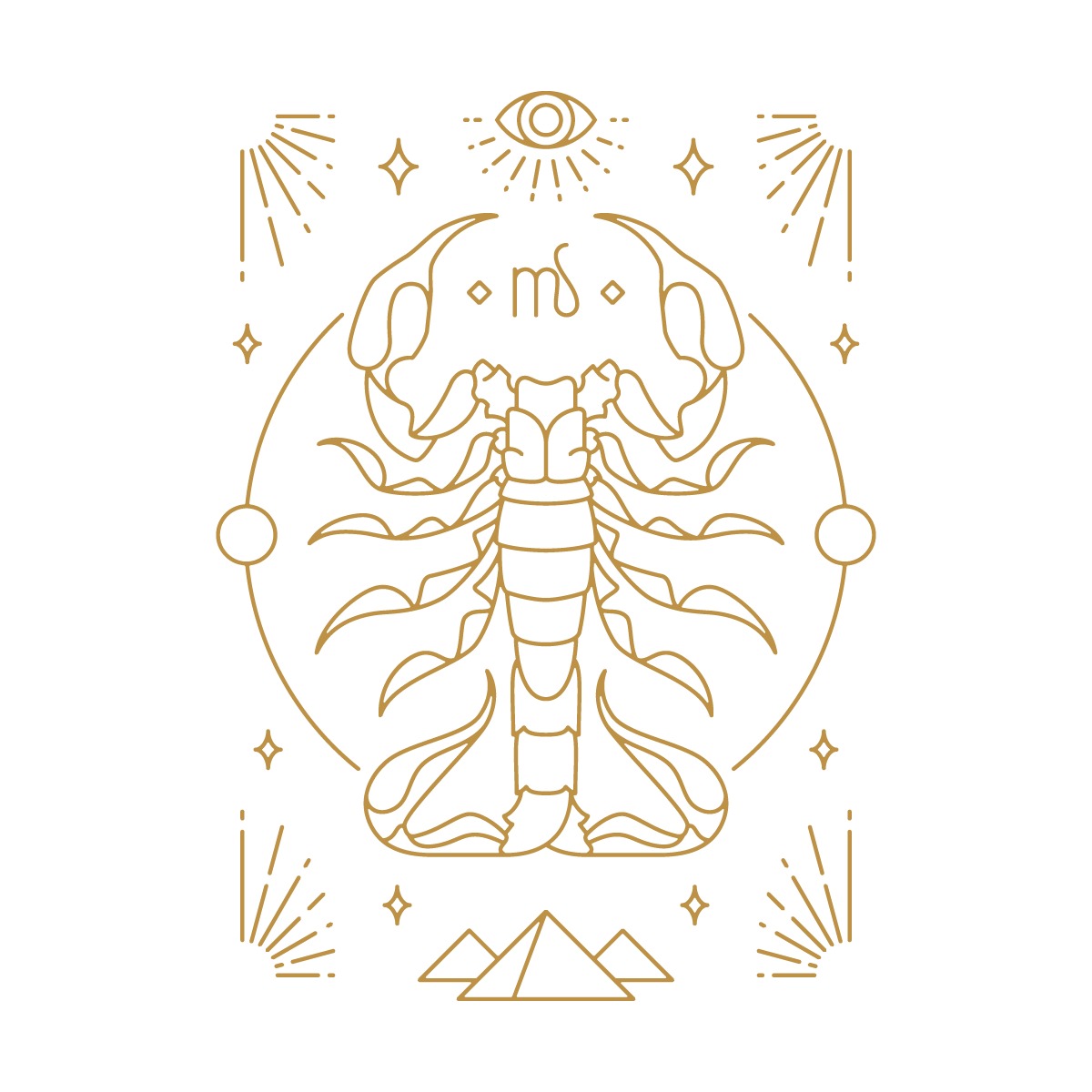 Hình ảnh cung Bọ Cạp, biểu tượng của cung hoàng đạo Hổ Cáp
