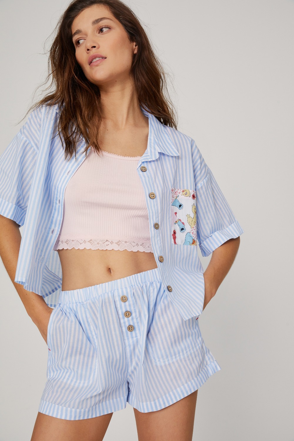 Áo ngủ pyjama cotton