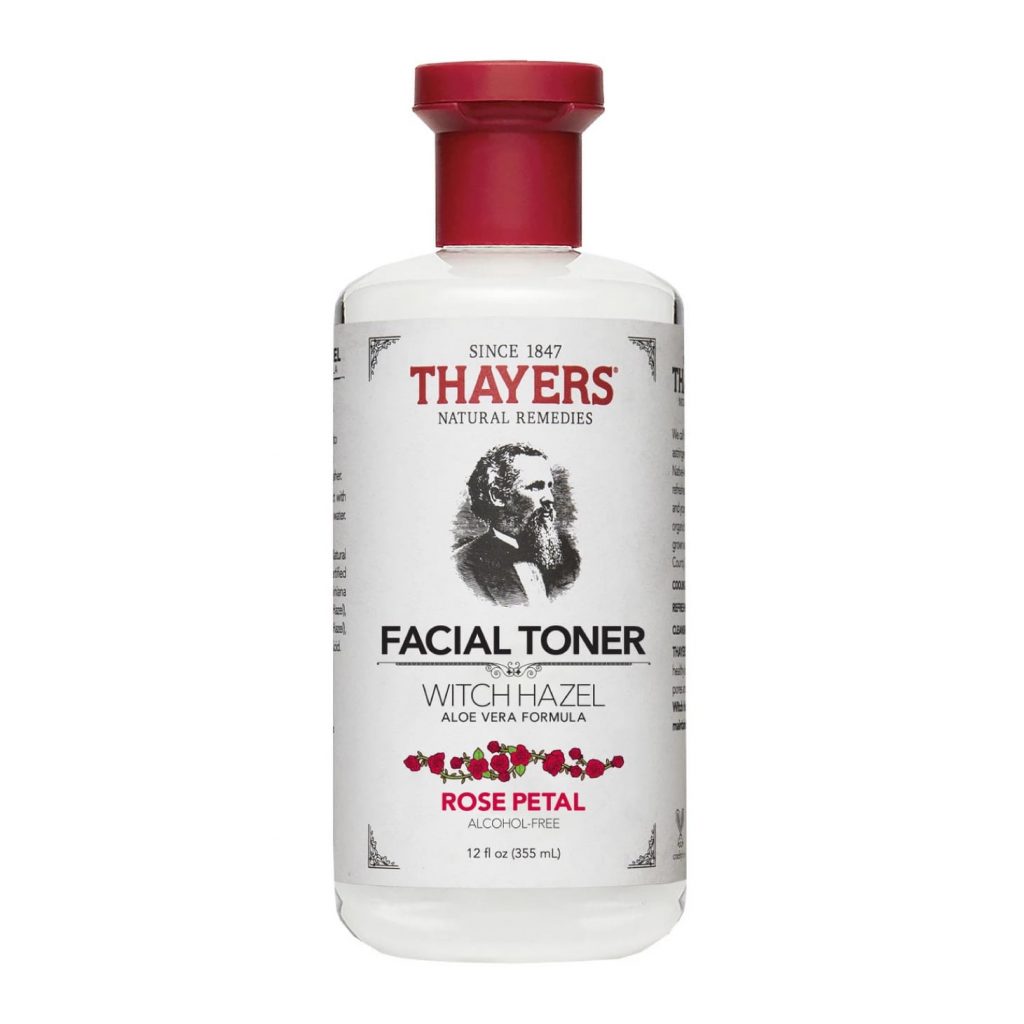 Zendaya trung thành với nước hoa hồng witch hazel từ Thayers.