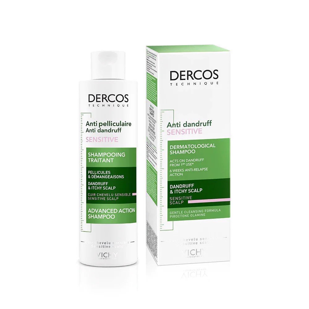 Dầu gội đầu Vichy Dercos Anti Dandruff Dermatological Shampoo.