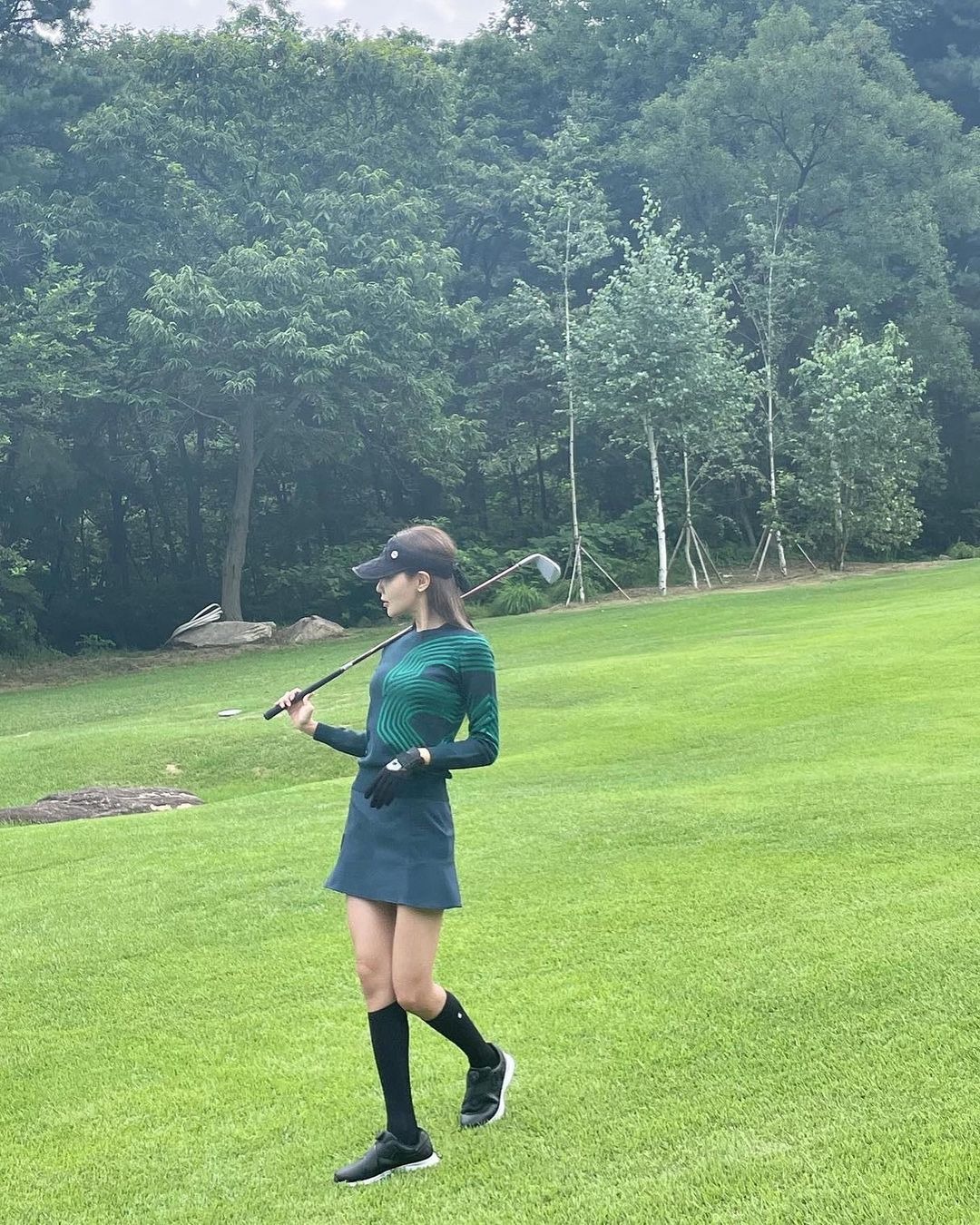 thời trang sân golf của SNSD Sooyoung