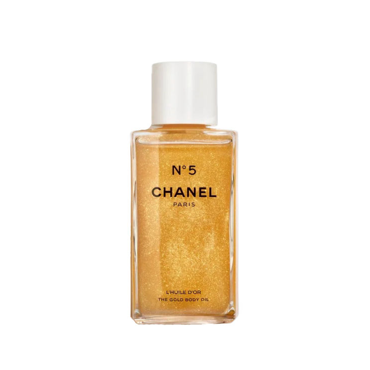 Dầu dưỡng thể có ánh nhũ Chanel