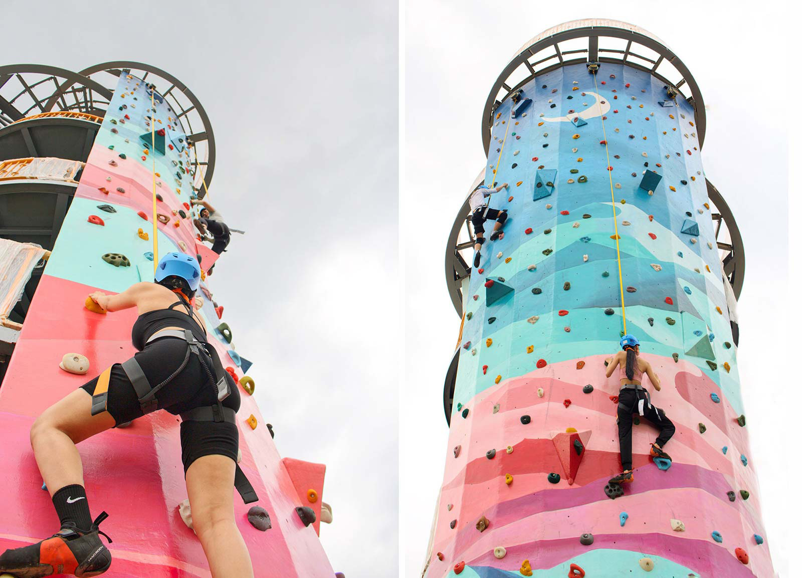 Leo núi nhân tạo tại The Challenge Rock Climbing